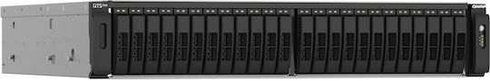 QNap NAS Tower με 24 θέσεις για SSD και 2 θύρες Ethernet (TS-h2490FU-7302P-256G)
