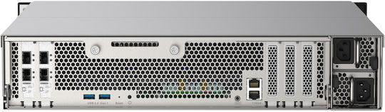 QNap NAS Tower με 24 θέσεις για SSD και 2 θύρες Ethernet (TS-h2490FU-7302P-256G)