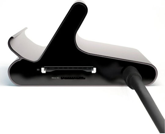 4Smarts USB 3-Port USB 3.1 Hub with USB-C Connection Gray