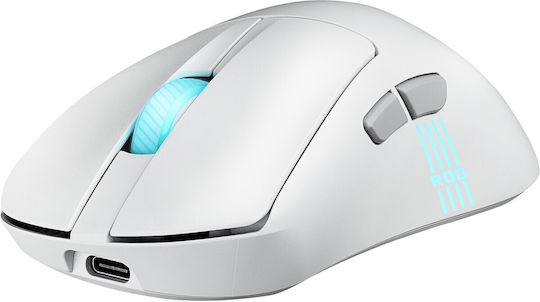 Asus ROG Keris II Origin Ασύρματο Gaming Ποντίκι 42000 DPI Moonlight White