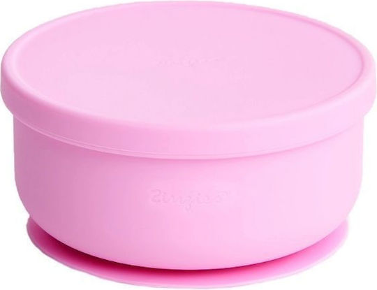 Zingies Kinderessschale Orbi aus Silikon Burgundy