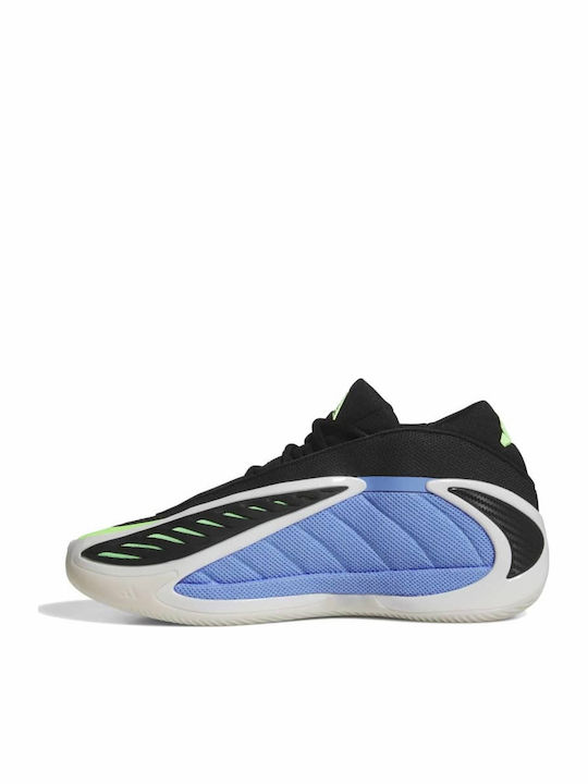 Anthony Edwards 2 "Blue Fusion" Ψηλά Μπασκετικά Παπούτσια Blue Fusion / Zero Metallic / Lime Burst