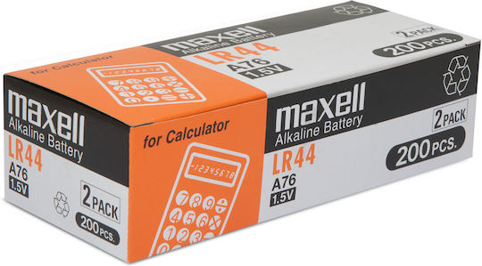 Maxell Lr44 Алкална Батерия Тип Бутон 1.5v