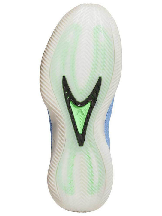Anthony Edwards 2 "Blue Fusion" Ψηλά Μπασκετικά Παπούτσια Blue Fusion / Zero Metallic / Lime Burst