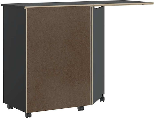 Schreibtisch Moss Holz Black 105.5x39x74.5cm