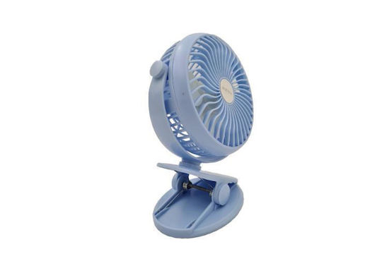 Ezra HF03 USB Rechargeable 60W Fan Portable Rechargeable Mini Fan With USB Clip Light Blue