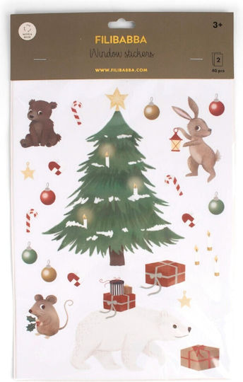 Filibabba Kids Window Sticker 40pcs