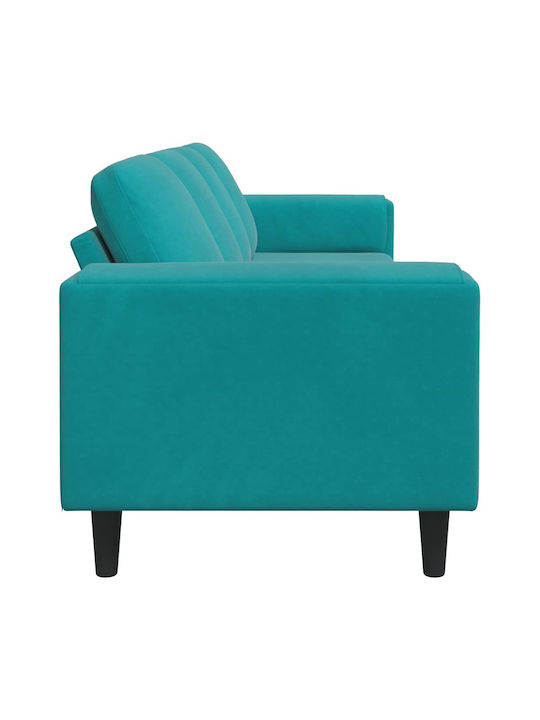 Vier Sitzer Sofa Türkis 250x188x76cm