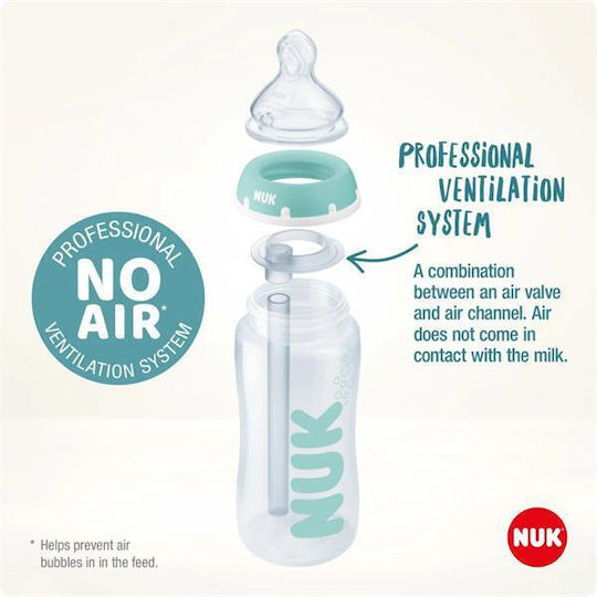 Nuk για Μπιμπερό 300ml Σετ Ανταλλακτικών Για Μπιμπερό Anti Colic 3τμχ