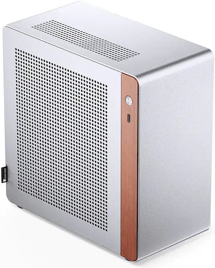 Jonsbo NV10 Mini Tower Κουτί Υπολογιστή Ασημί