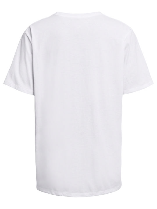 Damen Sport Bluse Kurzärmelig Weiß