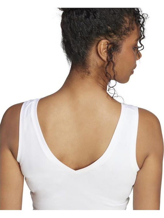 Essentials Γυναικεία Αθλητική Μπλούζα Αμάνικη White