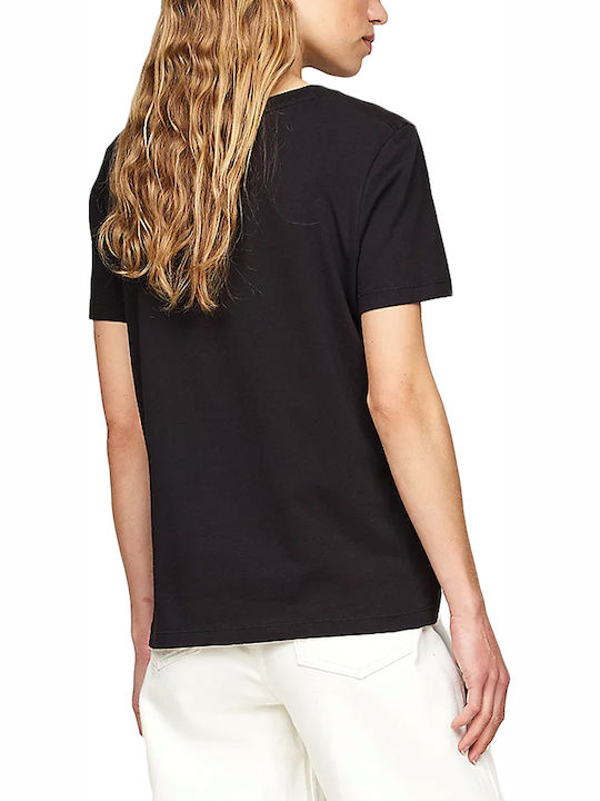 Tommy Hilfiger T-shirt Черна Tommy Hilfiger T-shirt Черна