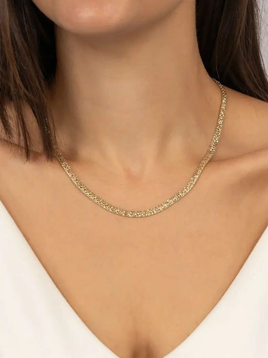 Necklace from Gold 9 K