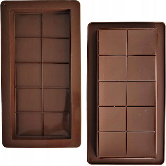 Non-stick Silicone Chocolates Baking Pan 13x24.8cm