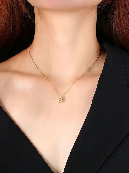 Awear Halskette mit Design Tiara mit Zirkon