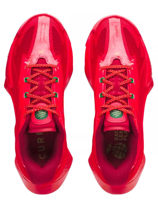 Under Armour Curry Series 7 Low Basketball Shoes Red 3027983-600