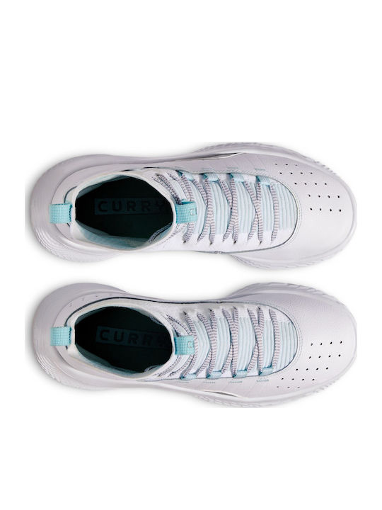 Curry 4 Flotro Low Basketball Shoes White