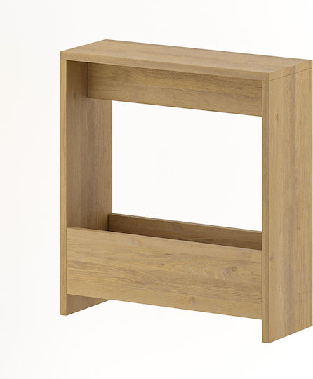 Rectangular Side Coffee Table Simpi Wooden Sapphire Oak W55xL20xH60cm
