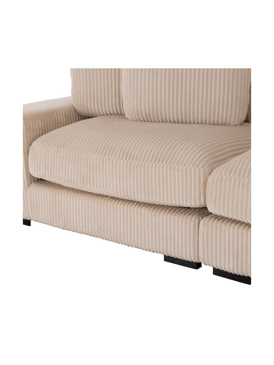 Cranfield Colțar Canapea cu Colțul din dreapta Bej 313x169x80cm.