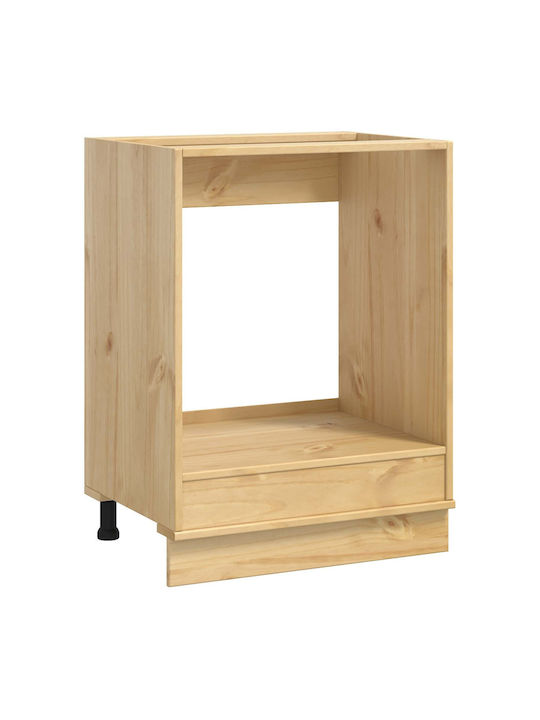 Επιδαπέδιο Ντουλάπι Καφέ 60x46x81.5εκ.