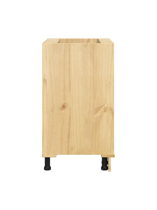 Επιδαπέδιο Ντουλάπι Καφέ 60x46x81.5εκ.