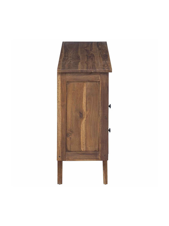 Sideboard made of Solid Wood with Drawers Coffee 100x30x68cm