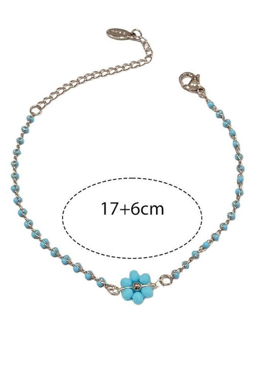 Awear Damen Armband mit Design Blume mit Perlen