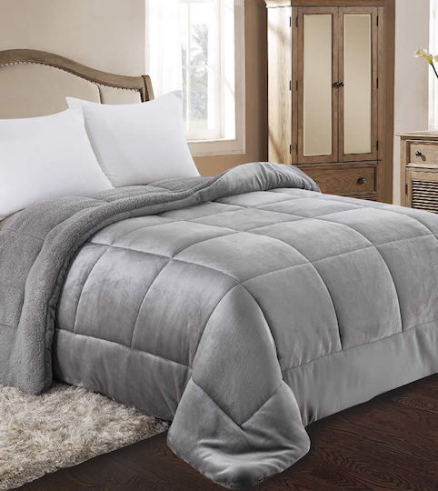 Adam Home Duvet Cover Queen 240x260cm 805 Dark Grey 260 GSMGsm