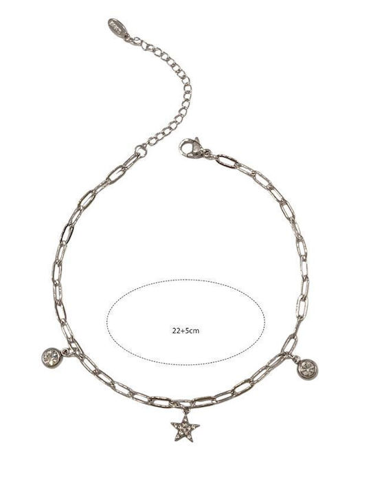 Awear Anklet Chain with Zircon