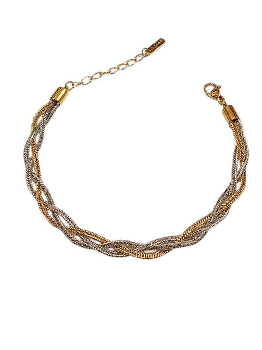 Awear Women's Bracelet made of Steel Gold Plated
