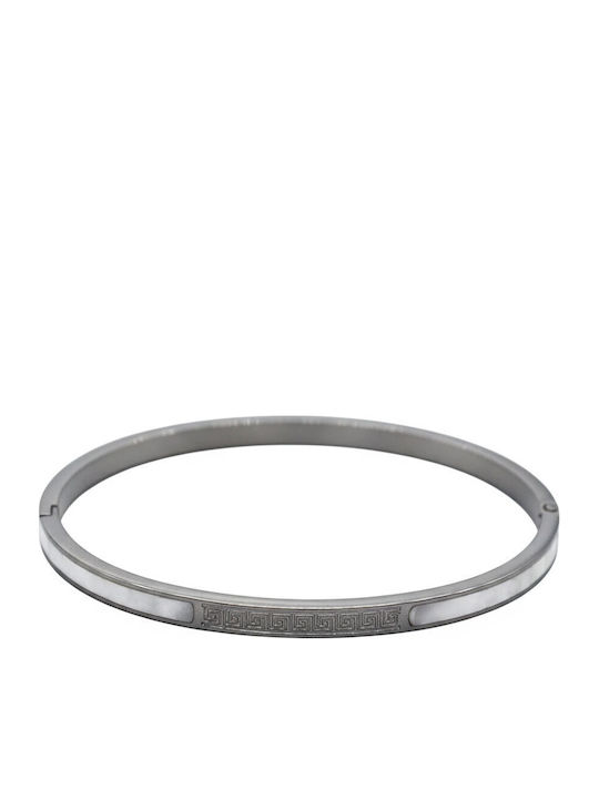 Awear Women's Bracelet with design Meander made of Steel Gold Plated