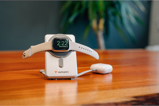Verbatim Charge'n'Go 2C MagSafe Power Bank 5000mAh Silver