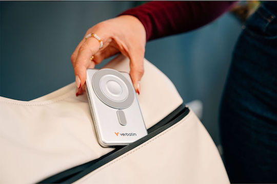 Verbatim Charge'n'Go 2C MagSafe Power Bank 5000mAh Silver