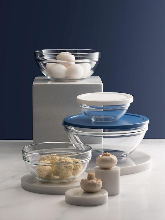 Espiel Chef Glass Salad Bowl Transparent 30x30x12.6cm