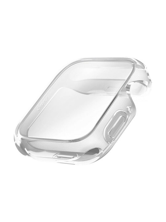 Uniq Garde Silicone Case in Transparent color for Apple Watch Series 4/5/6/SE/SE2/SE3 40mm