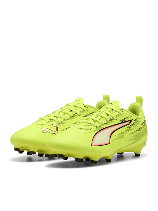 PUMA Ultra 6 Play Yellow Kids Soccer Cleats & Shoes
