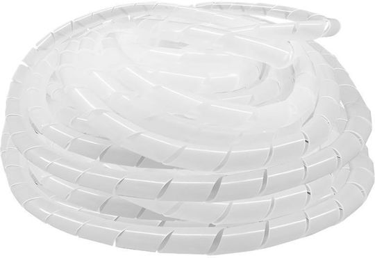 5003 Spiral Cable Protectors Internal Diameter 15mm External Diameter 19mm Transparent 0.01 Black 0.02 Pack of 10 Pieces