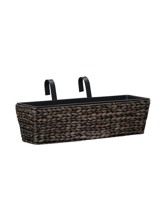 vidaXL Set 2 Jardiniere Metalice Maro