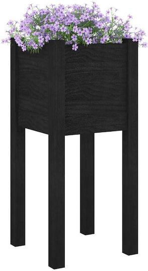 vidaXL Pot Wooden 31x31x70cm.