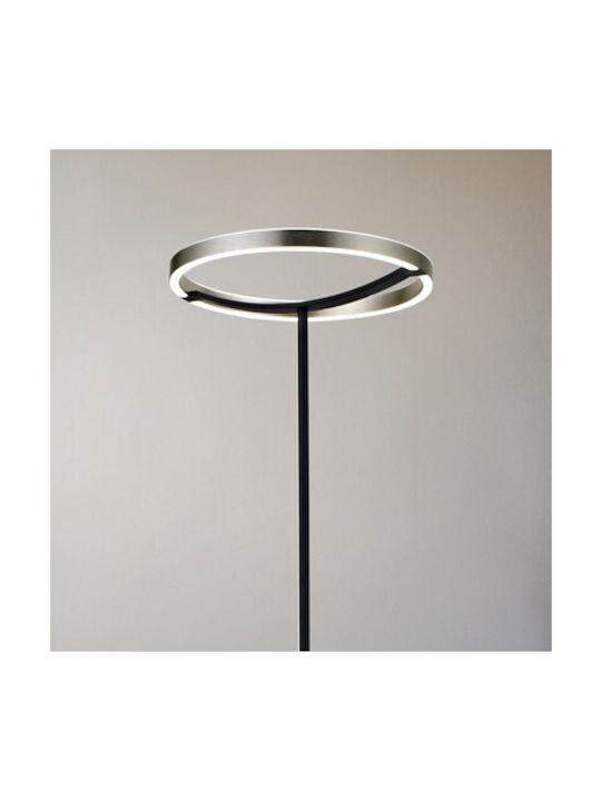 Powertech LED Floor Lamp H157xW38cm. with Natural White Light 2500lm Silver
