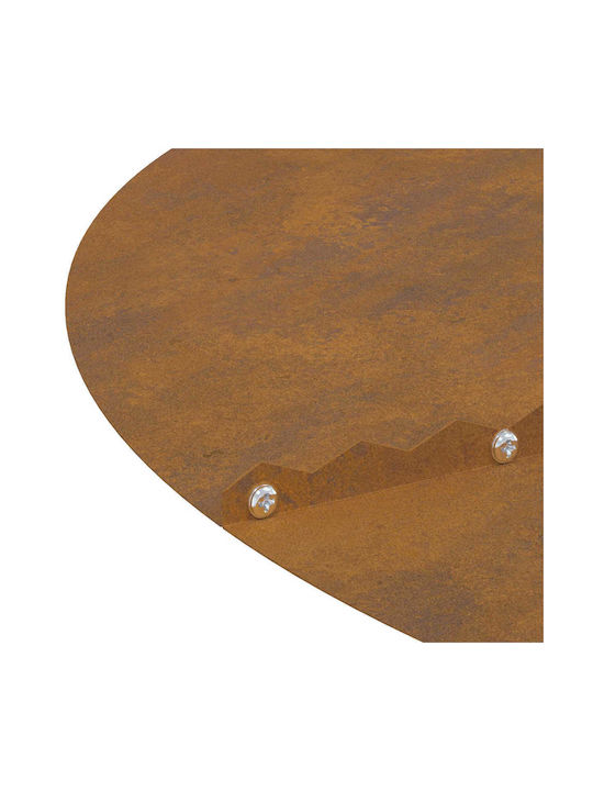 vidaXL Pot Metallic Corten Steel