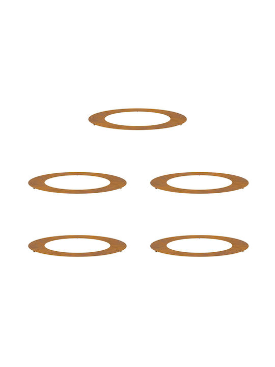 vidaXL Pot Metallic Corten Steel