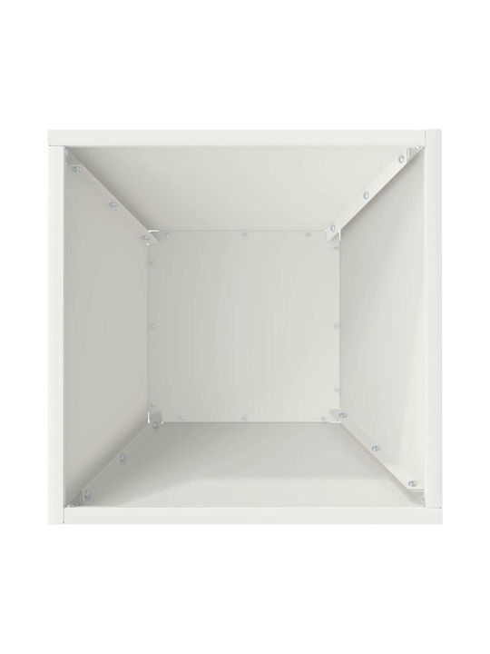 vidaXL Set 5 Pots Plastic White