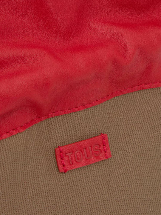 Bombonera Leder Damentasche Schultertasche Rot