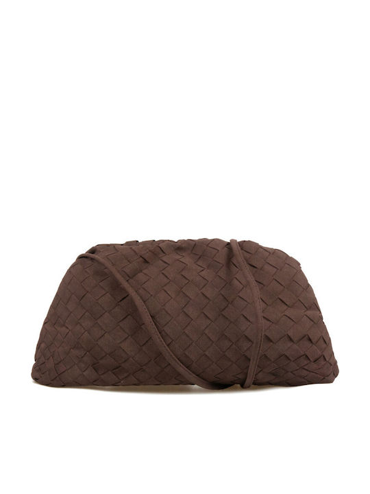 Women's Shoulder Bag Suede Brown