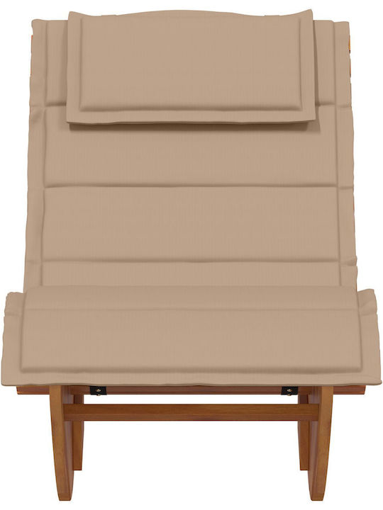 Șezlong Dublu Lemn Tabacu 60x154x74cm