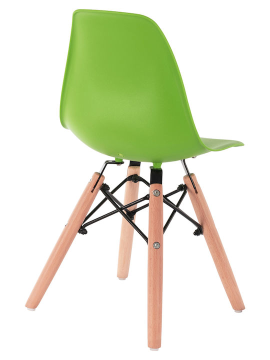 Παιδικές Καρέκλες Twist Kid Πράσινες 30.5x33x59εκ. 4τμχ