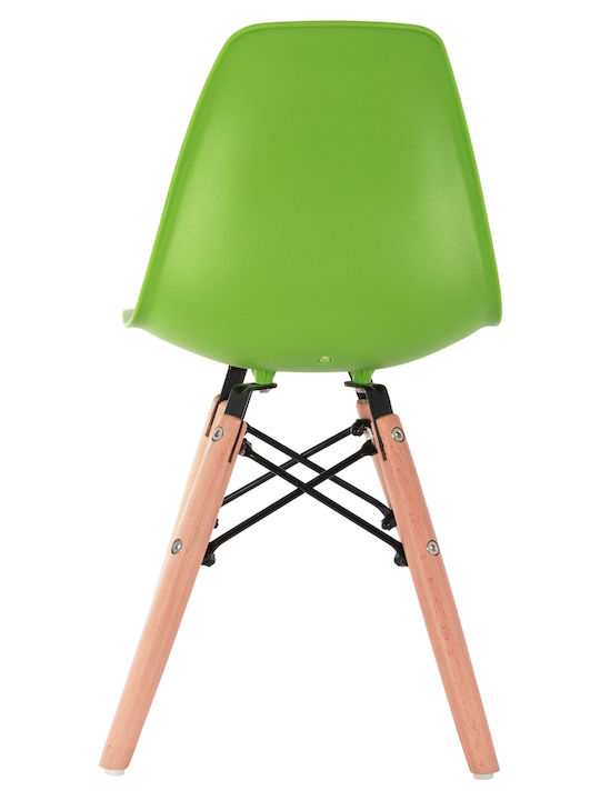 Παιδικές Καρέκλες Twist Kid Πράσινες 30.5x33x59εκ. 4τμχ