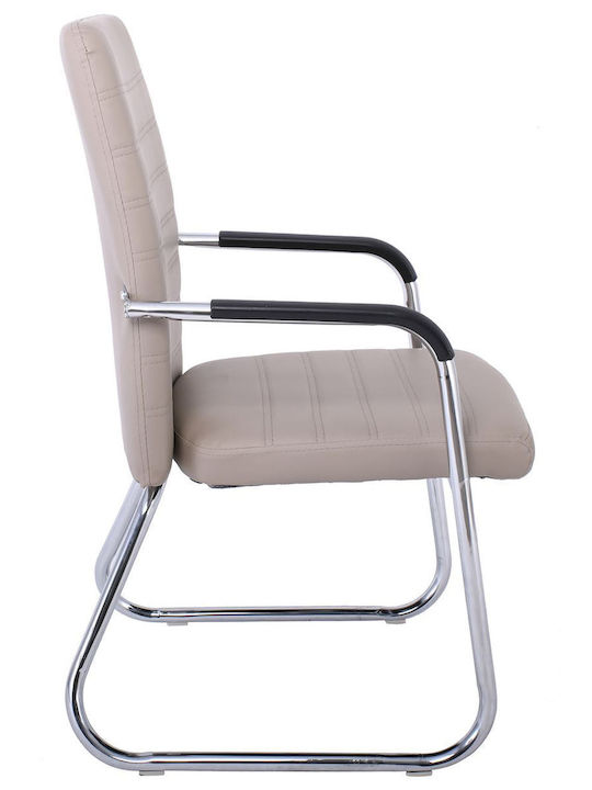 Sessel Collet mit Armlehnen Cappuccino 54x60x96cm 1Stück